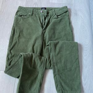 BDG urban outfitters green corduroy pants